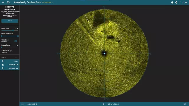 Sonar taraması sonucu tespit edilen yapı