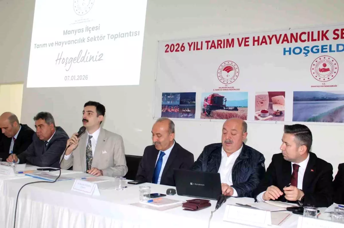Manyas’ta 2026 Tarım ve Hayvancılık Sektör Toplantısı: Üretim Planlaması ve İklim Stratejileri