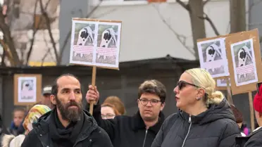 Hayvanseverler Matmazel'in Ölümüne Karşı Sokaklarda Protesto Düzenledi