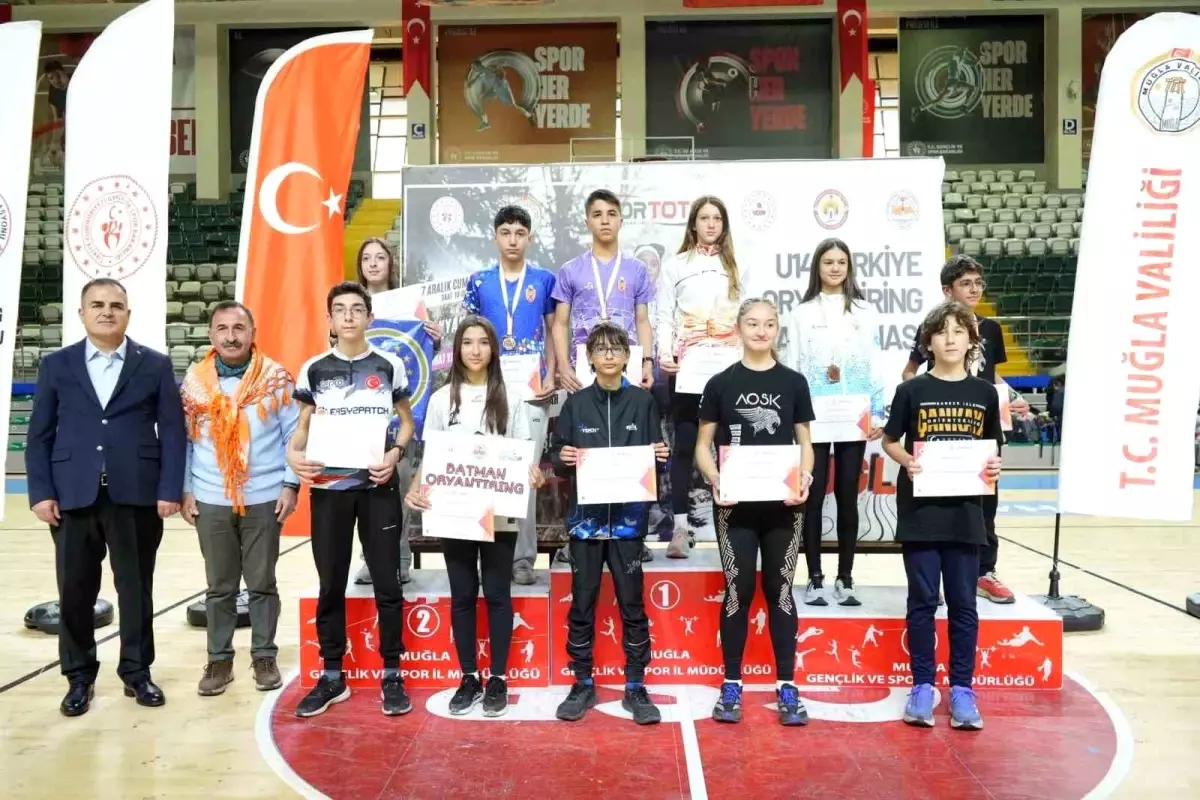 Muğla’da U14 Oryantiring Şampiyonası Coşku Dolu Bir Finalle Bitti
