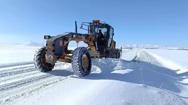 Ağrı’da Kar Nedeniyle Kapalı Olan 354 Köy Yolu Yeniden Açıldı