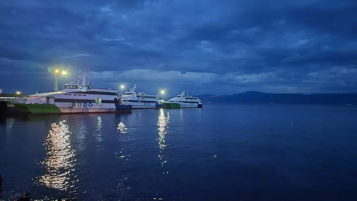 BUDO'nun 8 Ocak Tarihli 8 Seferi Olumsuz Hava Koşulları Nedeniyle İptal Edildi