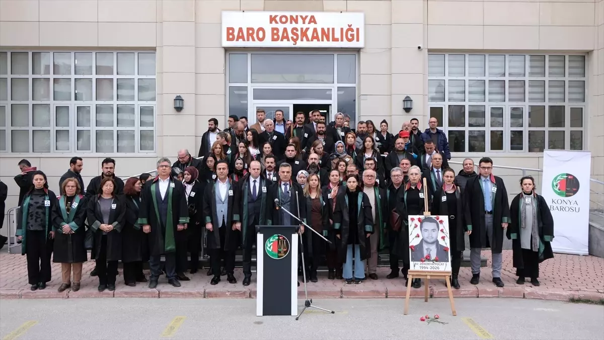 Konya Barosu'ndan Avukat Zekeriya Polat’a Destek Mesajı