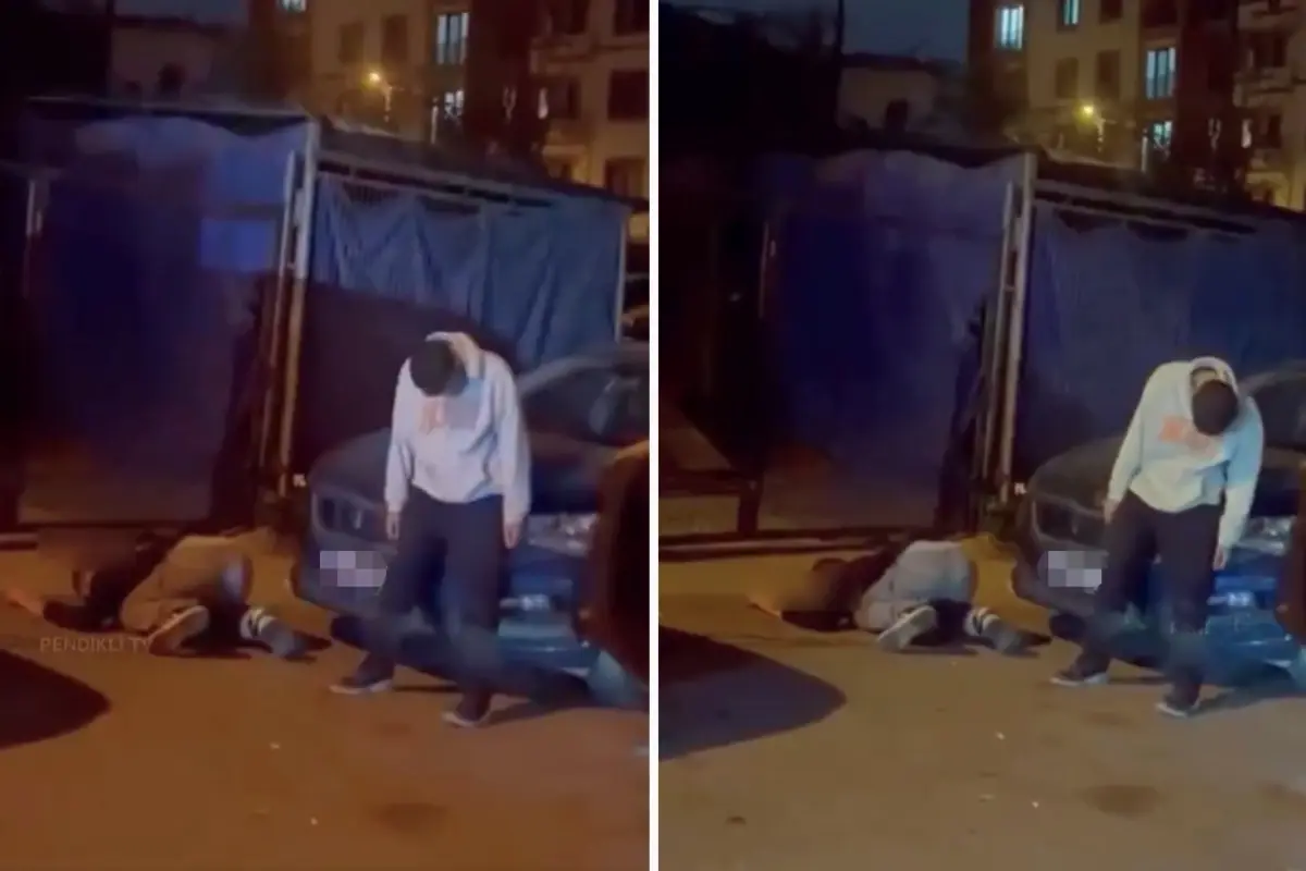 Pendik’te Uyuşturucu Etkisi Altındaki Gençlerin Sokak Performansı Görüldü