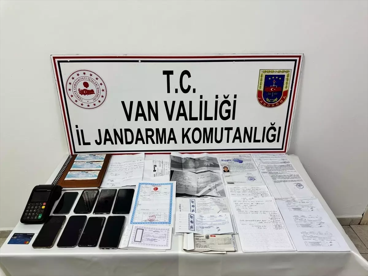 Van’da Jandarma Tefecilik Operasyonu: 8 Şüpheli Gözaltında