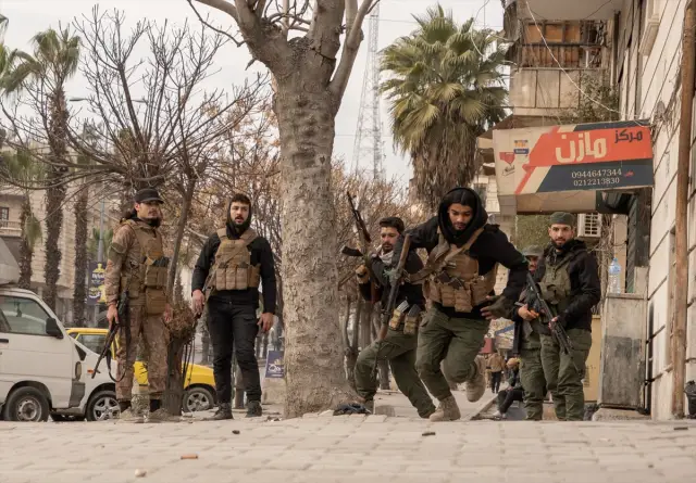 YPG militanlarının saldırı anı