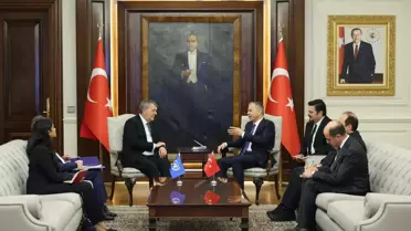 Görüşme sırasında sunulan istatistik grafik