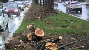Bakırköy'de kaza sonrası çekilen fotoğraf