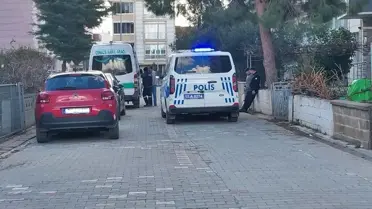 Gelibolu’da ölü bulunan apartman dışı görünümü