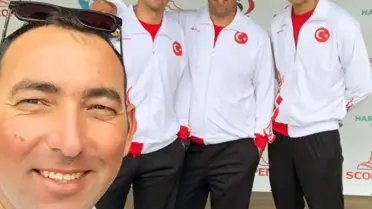 Domuz avı sahasında kullanılan av tüfeği