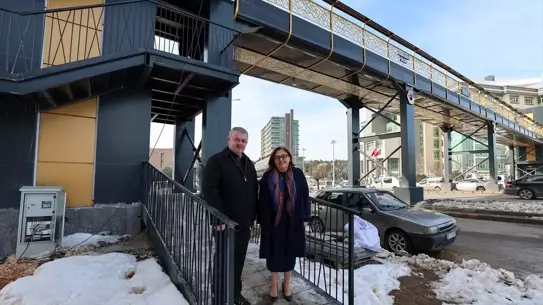 Gaziantep üst geçit detay fotoğrafı