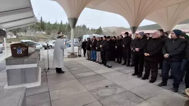 Cenaze töreninden bir anlık görüntü