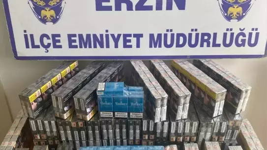 Yakalanan kaçak sigara paketleri