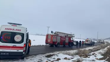 Kaza yerinde çekilmiş fotoğraf