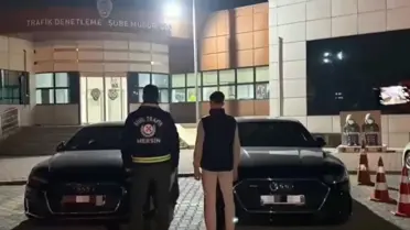 Mersin'de çakar kullanan sürücüye ceza uygulaması