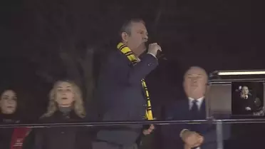 Mitingde Özgür Özel'in konuşması