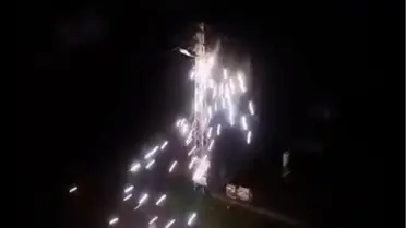 Fırtına sonrası Atakum sokaklarında hasar görmüş çatı parçaları