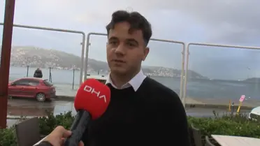 Devri alınan deniz fenerinin hasarlı görüntüsü