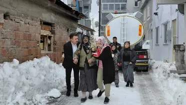 Yangın sonrası evin iç kısmı