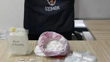 Ele geçirilen kokain poşeti