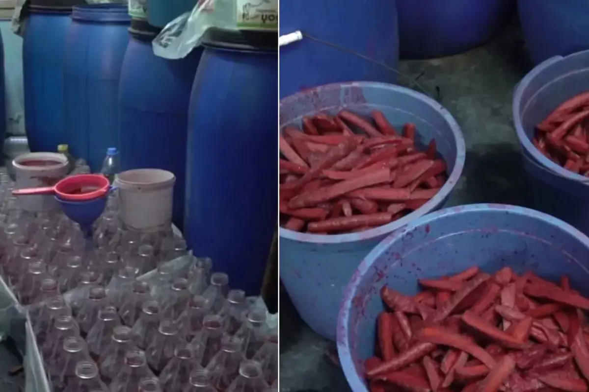 Mersin Toroslar’da Şalgam Fabrikasında Hijyen Sorunları Görüntülendi