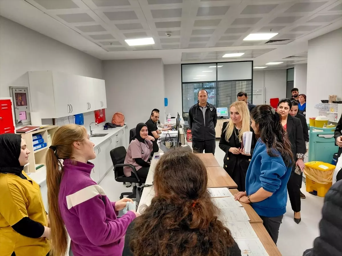 Marmaris Hastanelerinde Sağlık Müdürü Akça’nın Denetimi