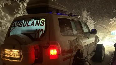 Paletli ambulansın içi