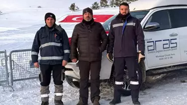 Aras EDAŞ ekipmanları Sarıkamış’ta enerji altyapısını denetliyor
