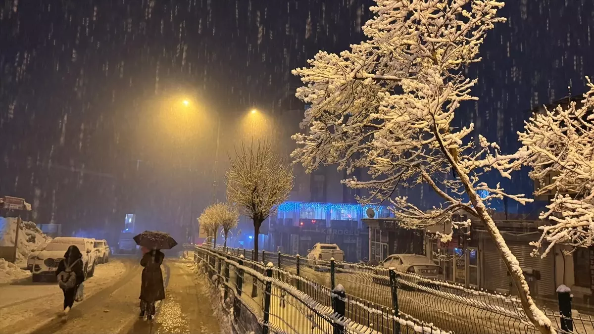 Derecik’te Şiddetli Kar Yağışı Yol ve Ulaşım Koşullarını Zorlaştırdı