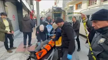 Durmuş Tuna'ya bacak yaralanması anı