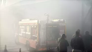 Yangın sonrası görüntüler