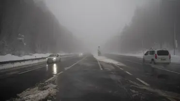Bolu Dağı'nda kar temizleme çalışması