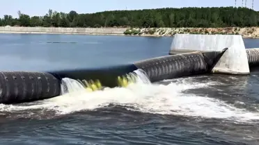 Barajdaki su seviyesinin yükselişi