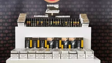 Operasyon sırasında ele geçirilen kaçak ürünler