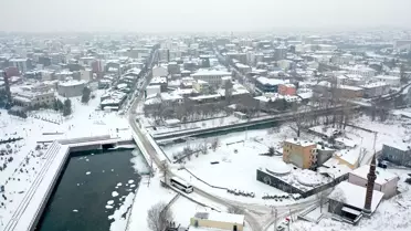 Kars ve çevresinde yoğun kar birikimi