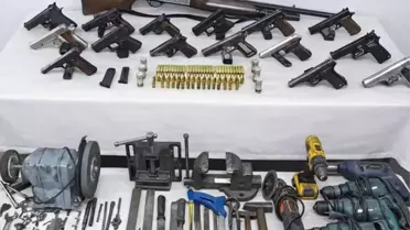 Silah imalat malzemeleri ve tabancalar