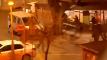 Silahlı kavga sırasında çekilen fotoğraf