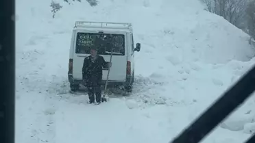 Kurtarılan minibüsün fotoğrafı