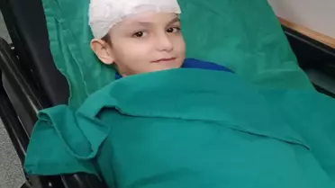 Sokak köpeklerinin saldırısı sonrası hastane görüntüsü