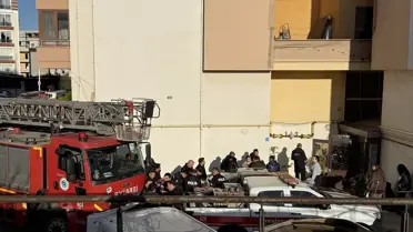 Yangın sonrası evin içi