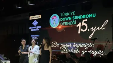 Down Sendromu Derneği gala gecesinden bir an