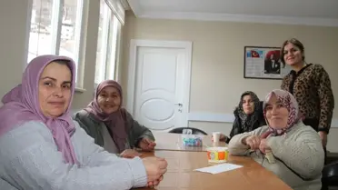 Kadın dinlenme evinin iç mekanı