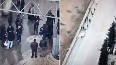 Suriye devlet medyasının yayınladığı dron görüntüsü