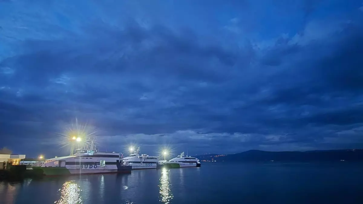 BUDO'nun 10 Ocak 2026 Seferleri Hava Şartları Nedeniyle İptal Edildi