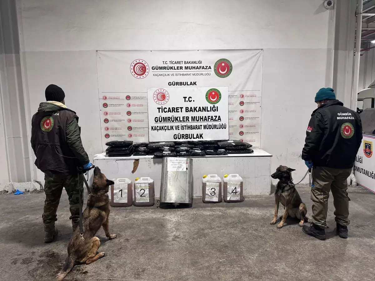 İstanbul ve Gürbulak'ta 1,9 Milyar TL Değerinde Uyuşturucu Operasyonu