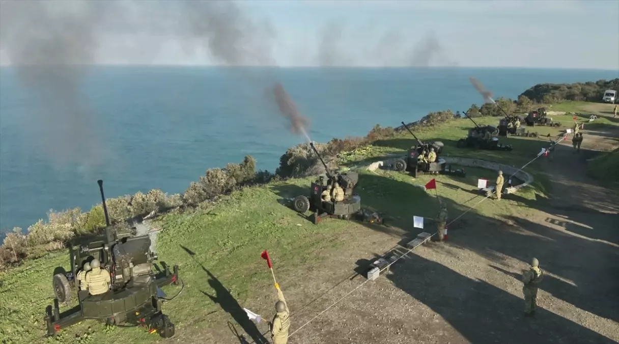 11. Deniz Hava Savunma Bataryası’nın Eğitim Atışı Tamamlandı