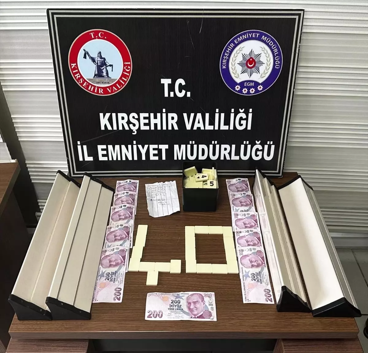 Kırşehir'de Kumar Oynayanlara 46.641 TL Ceza; İş Yeri Sahibi Sorgulandı