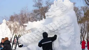 Harbin buz heykelleri sergisi