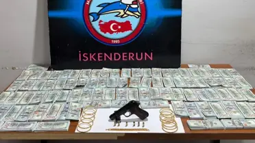 Ele geçirilen sahte dolar ve silahlar