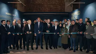 Sergide sergilenen Hane İslam eserlerinden bir fotoğraf